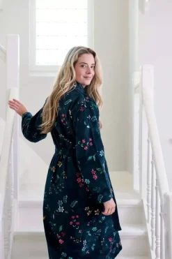 Pip Studio Bademäntel|Bademäntel Les Fleurs Dunkel