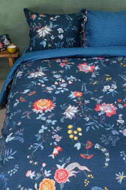 Pip Studio Bettbezüge|Bettbezug Flower Festival Dunkel