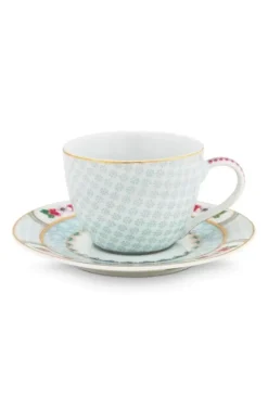 Pip Studio Tasse & Untertasse|Blushing Birds Espresso Tasse & Untertasse