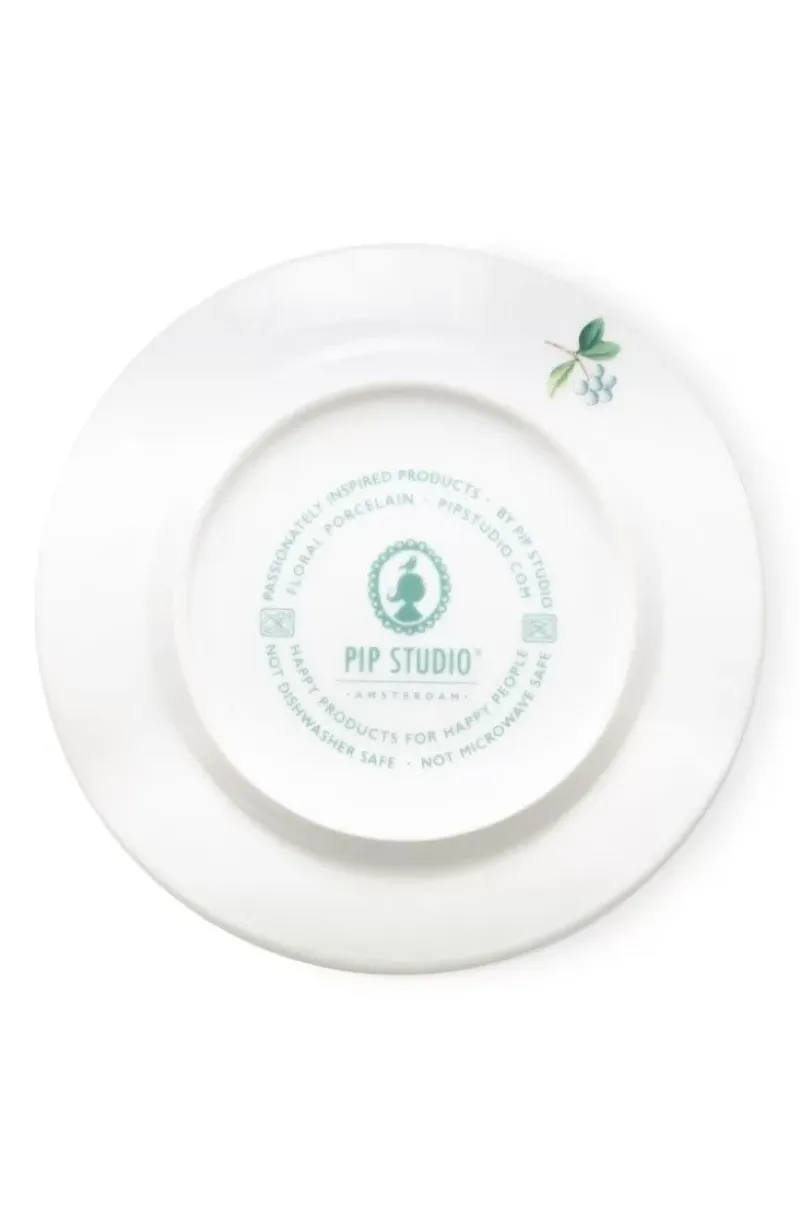 Pip Studio Gebäckteller|Blushing Birds Gebäckteller Weis 17 Cm