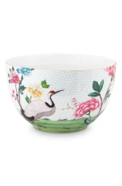 Pip Studio Salatschüsseln|Blushing Birds Grose Schale 23 Cm Weis