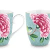 Pip Studio Kaffeetassen|Blushing Birds Set/2 Tassen Gros