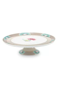 Pip Studio Tortenteller|Blushing Birds Tortenteller Gross Khaki