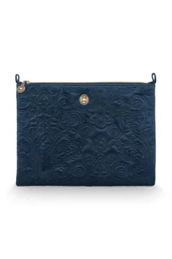 Pip Studio Necessaire|Flaches Necessaire Gross Samt Quiltey Days