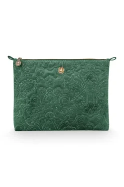 Pip Studio Necessaire|Flaches Necessaire Gross Samt Quiltey Days