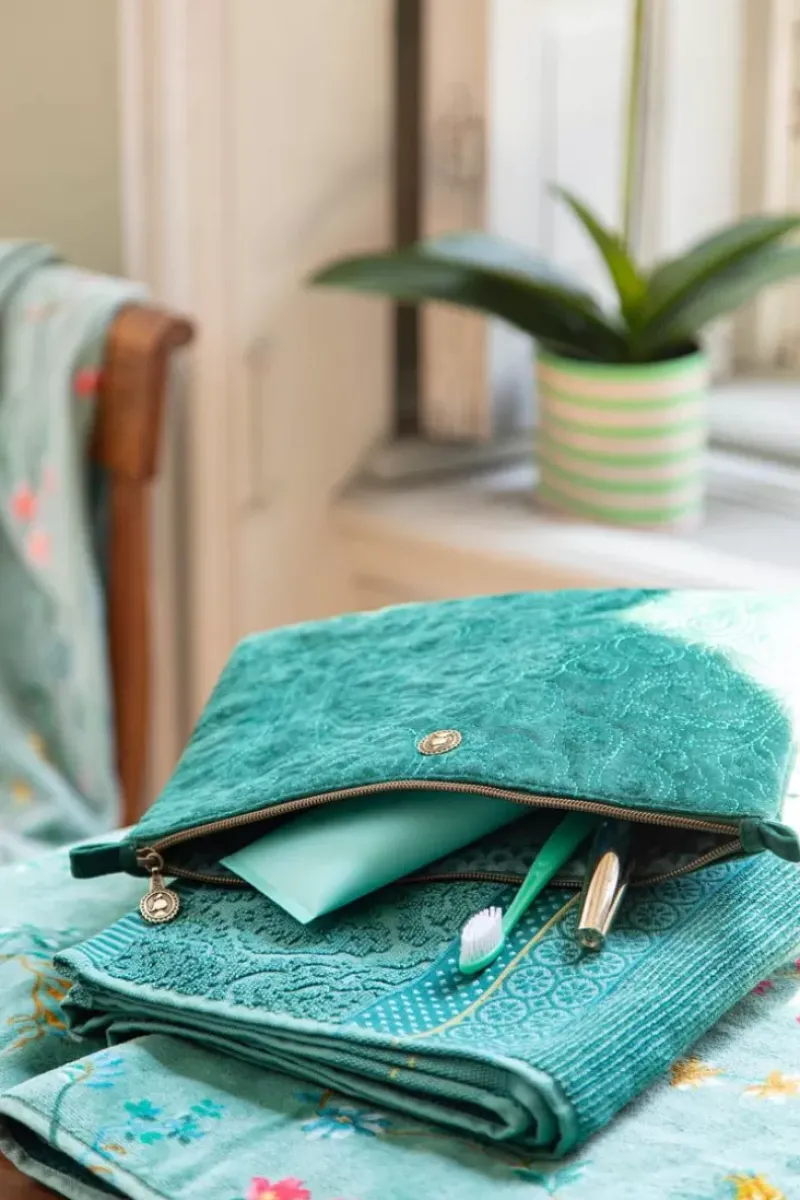 Pip Studio Necessaire|Flaches Necessaire Gross Samt Quiltey Days