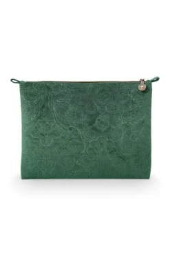 Pip Studio Necessaire|Flaches Necessaire Gross Samt Quiltey Days