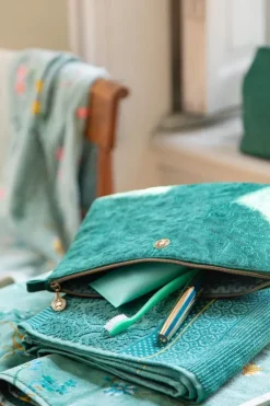 Pip Studio Necessaire|Flaches Necessaire Gross Samt Quiltey Days