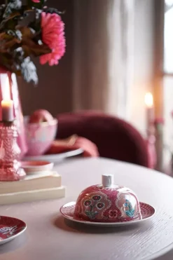 Pip Studio Butterschalen|Flower Festival Butterschale Runden Deco Dunkel