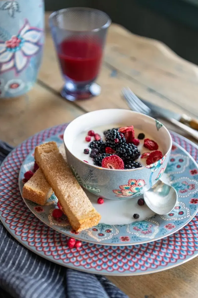 Pip Studio Frühstücksteller|Flower Festival Frühstücksteller Hell 21 Cm