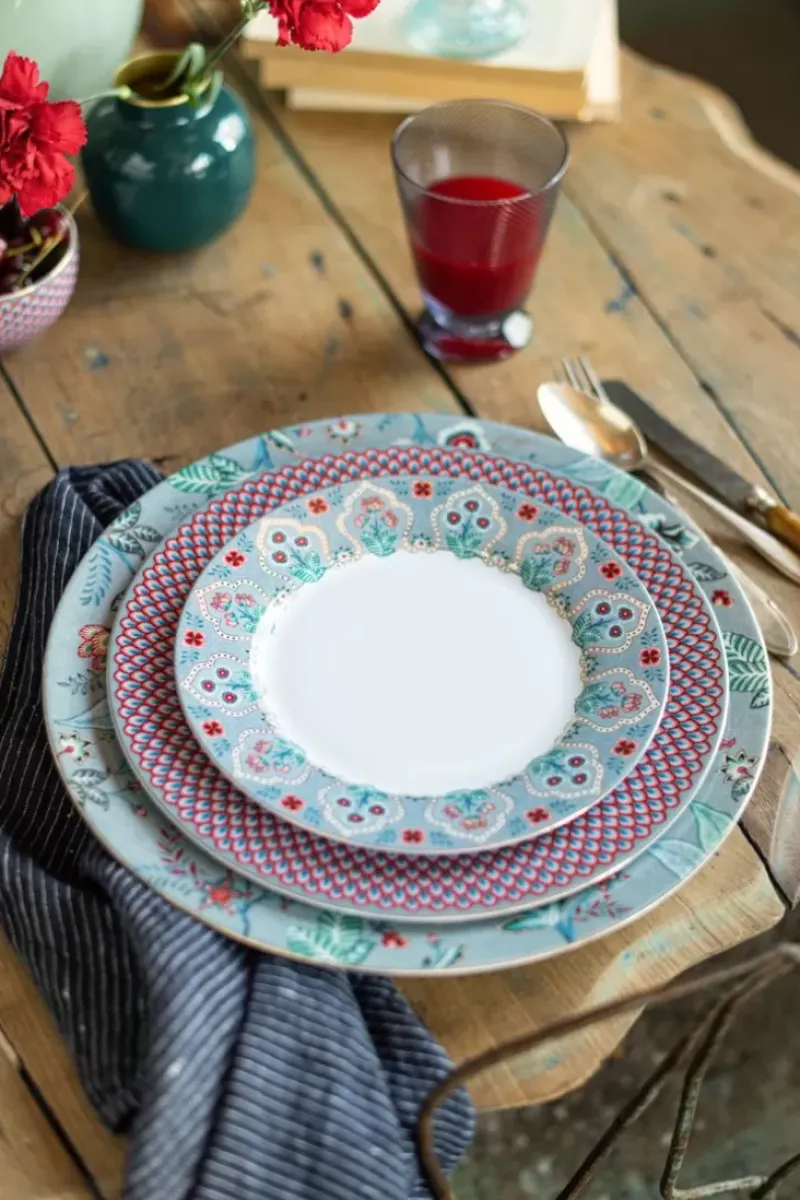 Pip Studio Frühstücksteller|Flower Festival Frühstücksteller Hell 21 Cm