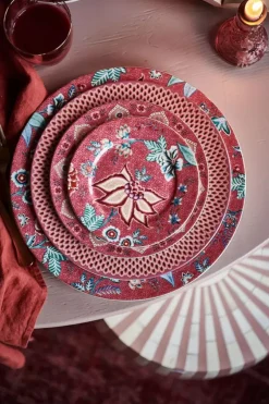 Pip Studio Gebäckteller|Flower Festival Gebäckteller Dunkel 17 Cm