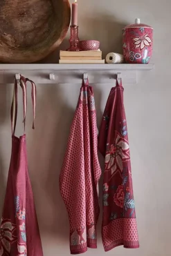 Pip Studio Geschirrtuch|Flower Festival Geschirrtuch Dunkel