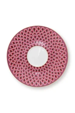 Pip Studio Porzellan Sets|Flower Festival Set/2 Espresso Tasse & Undertasse Dunkel