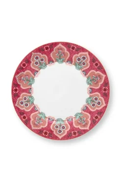 Pip Studio Porzellan Sets|Flower Festival Set/4 Frühstücksteller Dunkel 21Cm