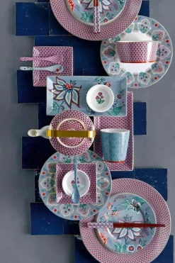 Pip Studio Porzellan Sets|Flower Festival Set/4 Frühstücksteller Hell 21Cm