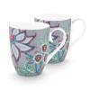 Pip Studio Porzellan Sets|Flower Festival Set/2 Tassen Gross Hell