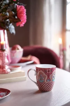 Pip Studio Teetassen|Flower Festival Tasse Gross Deco Dunkel