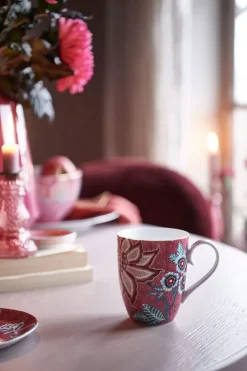 Pip Studio Teetassen|Flower Festival Tasse Gross Dunkel