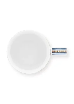 Pip Studio Kaffeetassen|Flower Festival Tasse Klein Rot/Hellblau