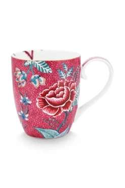 Pip Studio Teetassen|Flower Festival Tasse Xl Dunkel