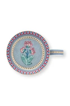 Pip Studio Porzellan Sets|Flower Festival Tee Fur Einen Blue