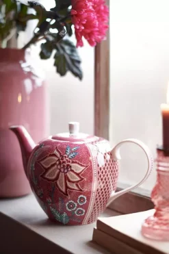 Pip Studio Porzellan Sets|Flower Festival Tee Set/3 Gross Dunkel