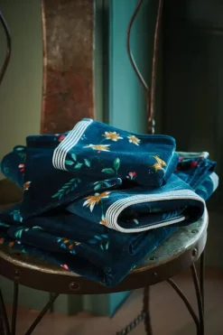 Pip Studio Gästetücher|Gastehandtuch Set/3 Les Fleurs Dunkel 30X50 Cm