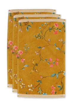Pip Studio Gästetücher|Gastehandtuch Set/3 Les Fleurs 30X50 Cm