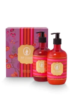 Pip Studio Körperpflege|Geschenkset Handseife & Handlotion Jasminteeblatter 475Ml