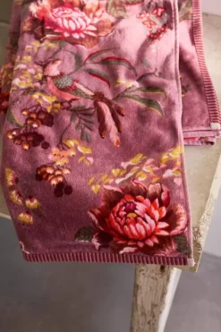 Pip Studio Handtücher|Grose Handtuch Secret Garden Mauve 70X140Cm