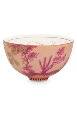 Pip Studio Schalen|Heritage Schale Bemalt Rosa 12 Cm
