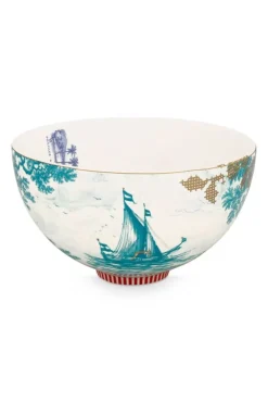 Pip Studio Schalen|Heritage Schale Boot Aqua 18 Cm