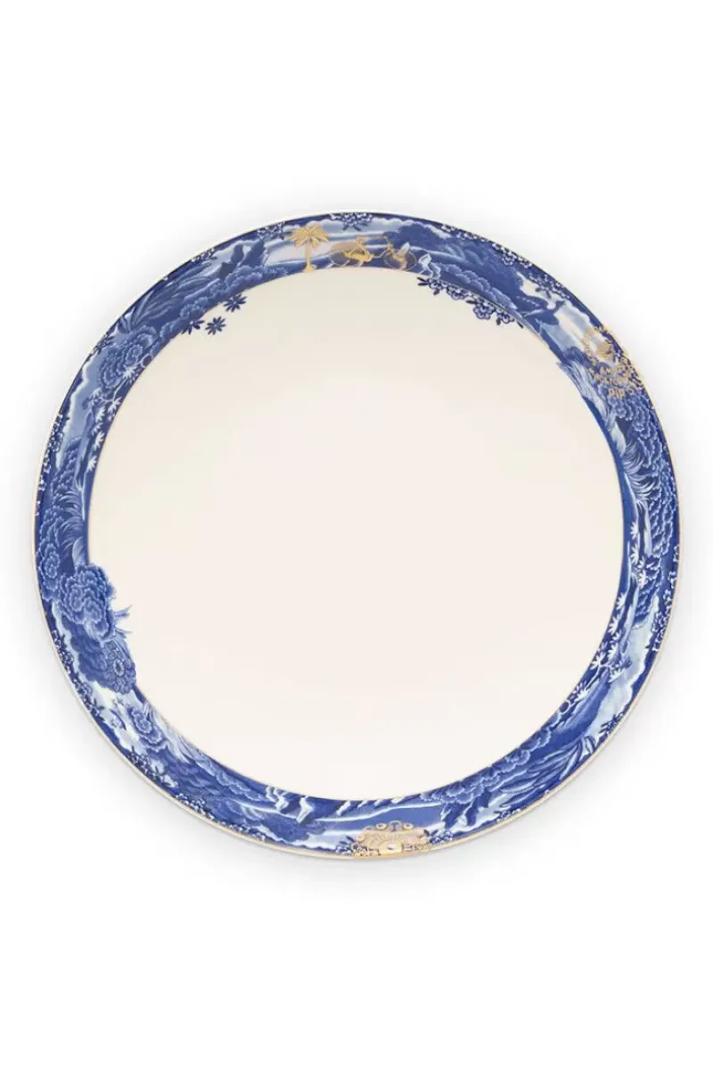 Pip Studio Tiefe Teller|Heritage Suppenteller Grenze Blau 25.5 Cm