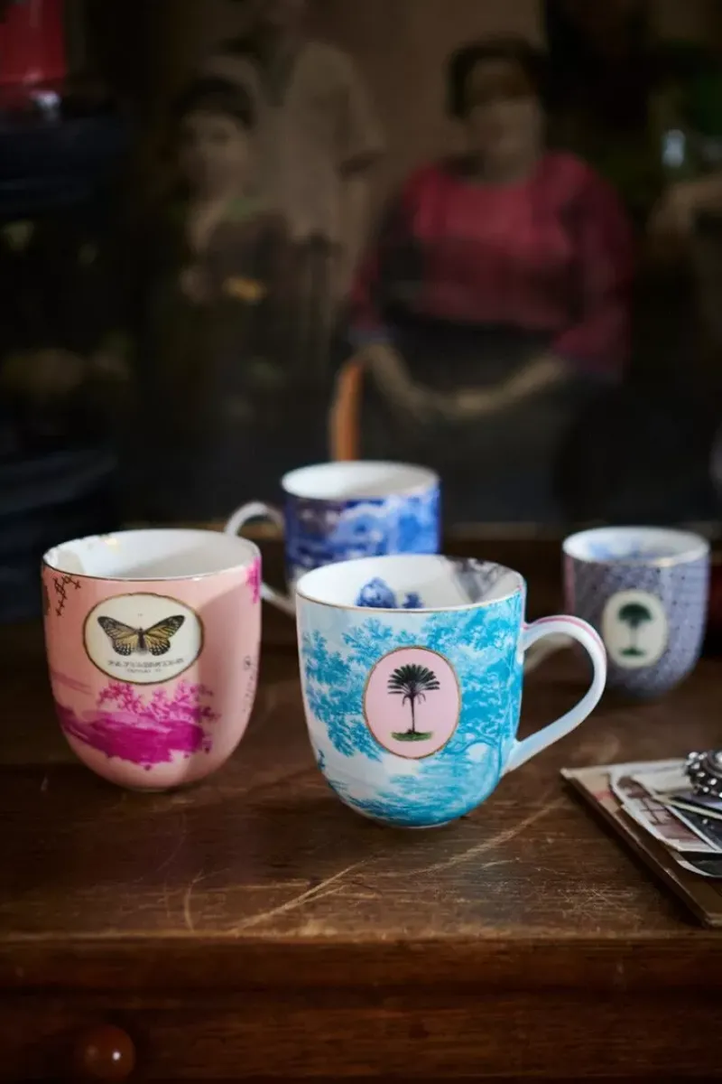 Pip Studio Kaffeetassen|Heritage Tasse Small Grenze Blau