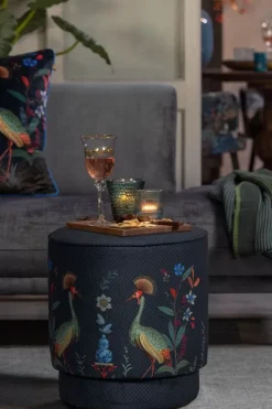 Pip Studio Hocker Und Stühle|Hocker Medium Flirting Birds Blau