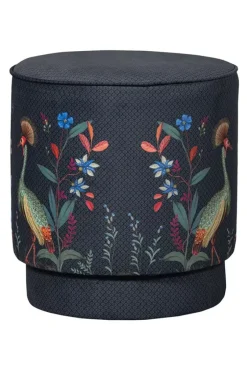 Pip Studio Hocker Und Stühle|Hocker Medium Flirting Birds Blau