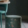 Pip Studio Hocker Und Stühle|Hocker Medium Kawai Flower Grun