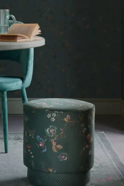 Pip Studio Hocker Und Stühle|Hocker Medium Kawai Flower Grun