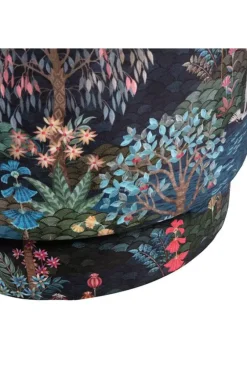 Pip Studio Hocker Und Stühle|Hocker Medium Pip Garden Dunkelblau