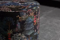 Pip Studio Hocker Und Stühle|Hocker Medium Pip Garden Dunkelblau