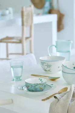 Pip Studio Schalen|Jolie Schale Flowers Dots Gold 15 Cm