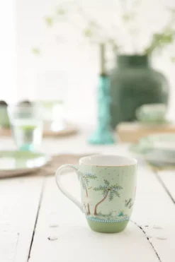 Pip Studio Porzellan Sets|Jolie Set/2 Tassen Gross Goldene Punkte