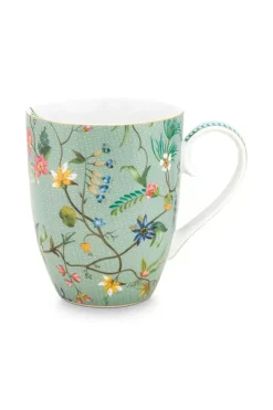 Pip Studio Teetassen|Jolie Tasse Gross Flowers Blau