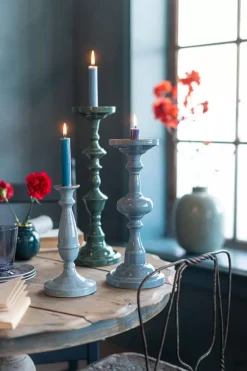 Pip Studio Kerzenhalter|Kerzenstander Blau 34 Cm