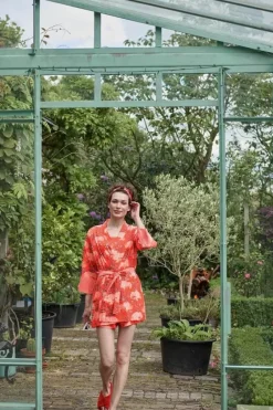 Pip Studio Kimonos|Kimono Flora Firenze Koralle