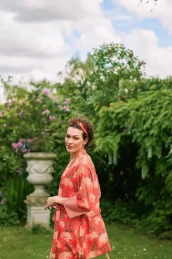 Pip Studio Kimonos|Kimono Flora Firenze Koralle