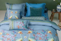 Pip Studio Kissenbezüge|Kissenbezug Flirting Birds Blau