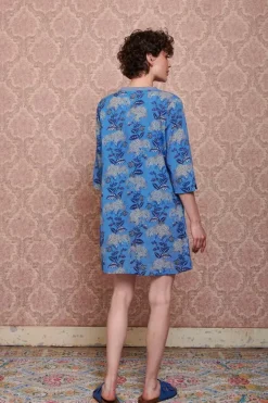 Pip Studio Kleider|Kleid Flora Firenze Kobalt