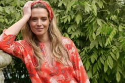 Pip Studio Kleider|Kleid Flora Firenze Koralle